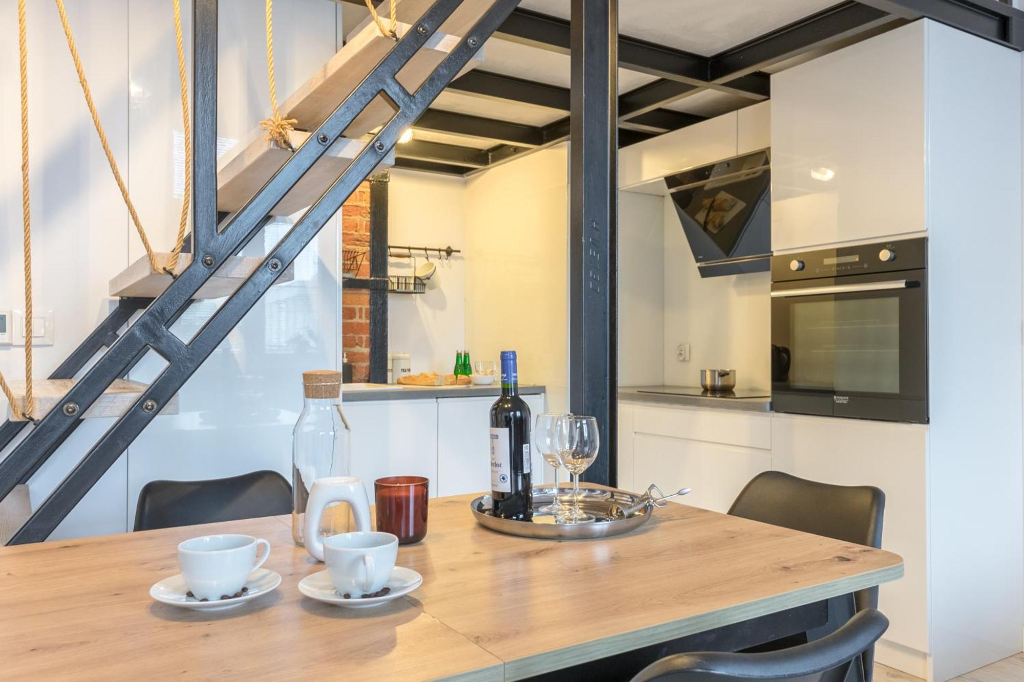 Apartament Z Antresola Nowa Papiernia Wrocław Eksteriør bilde