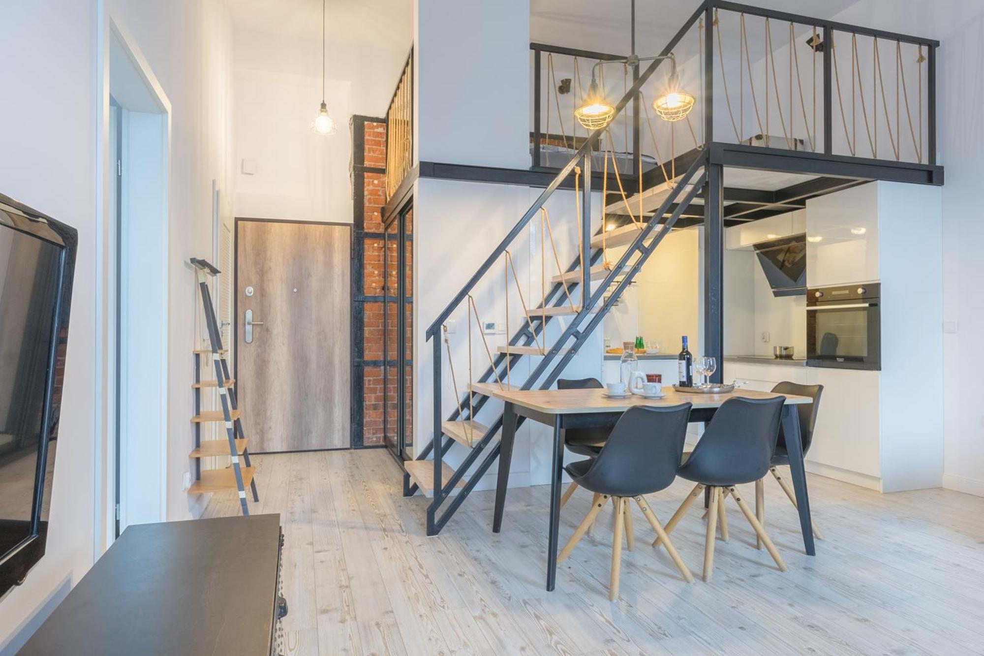 Apartament Z Antresola Nowa Papiernia Wrocław Eksteriør bilde